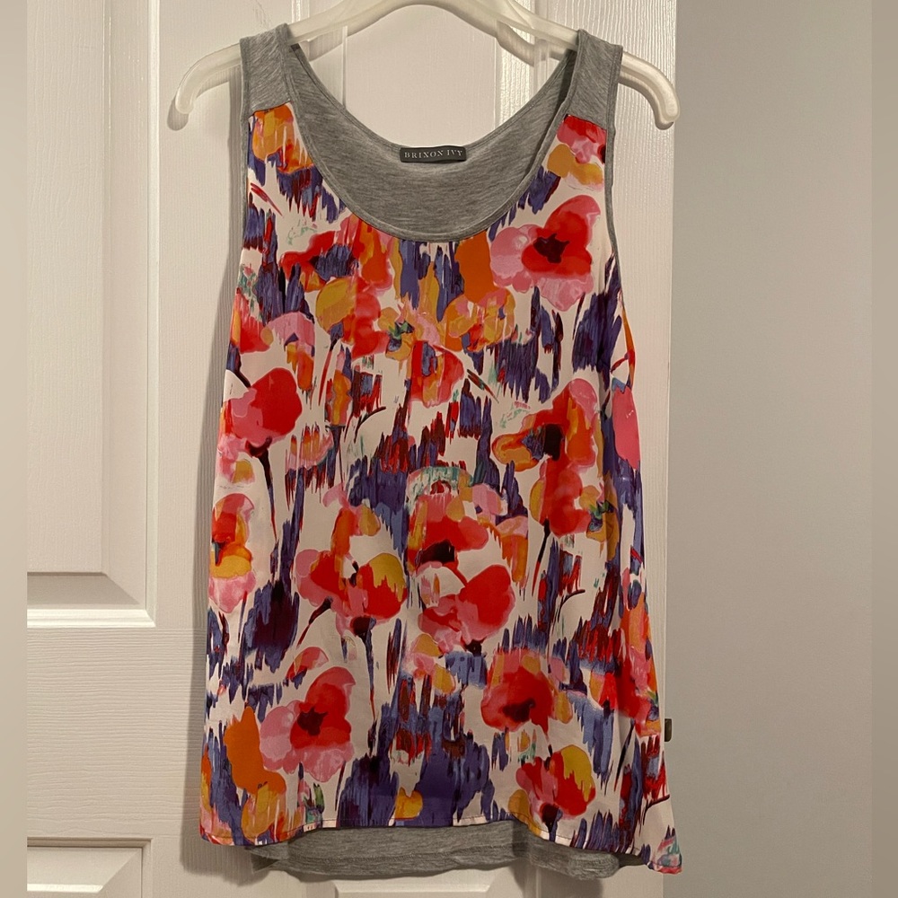 Brixon Ivy sleeveless top. Polyester. Size medium. Gently worn. No flaws.
